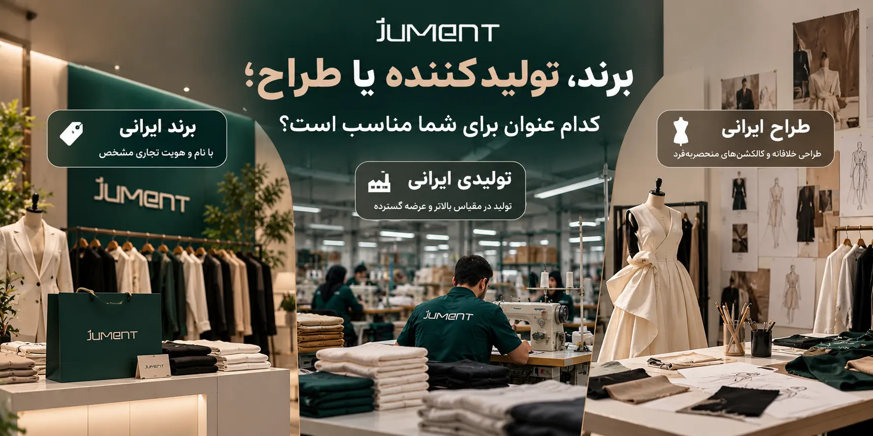 برند، تولیدکننده یا طراح؛ کدام عنوان برای شما مناسب است؟